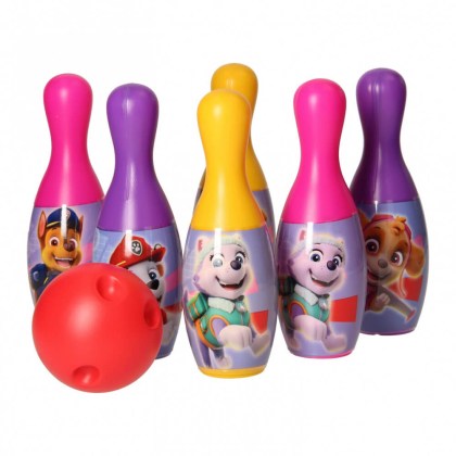 Σετ bowling paw patrol με 6 κορίνες και 1 μπάλα